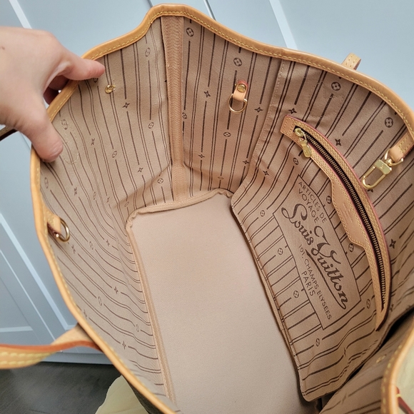 💕Beautiful CLASSIC Tote Bag Louis Vuitton Neverfull Mm Monogram - Picture 9 of 16